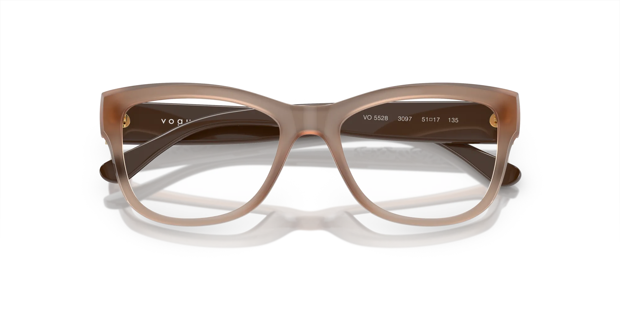 VOGUE EYEWEAR VO5528 3097 Montature da vista Nylon Marrone Cat Eye Normale - immagine 2