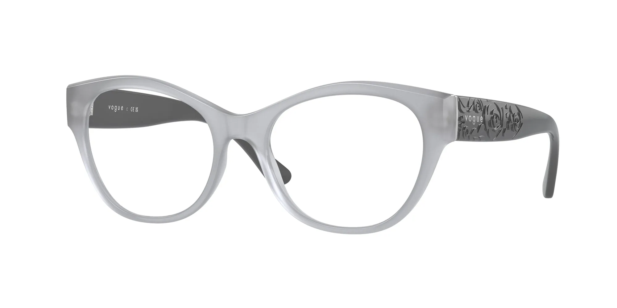 VOGUE EYEWEAR VO5527 3098 Montature da vista Nylon Grigio Geometrica Normale - immagine 1