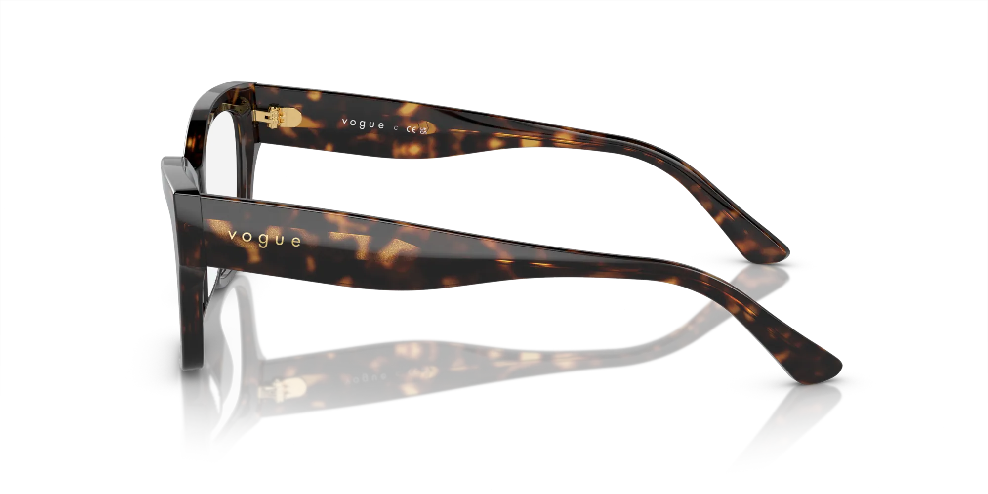VOGUE EYEWEAR VO5523 W656 Montature da vista Acetato Marrone Cat Eye Normale - immagine 4