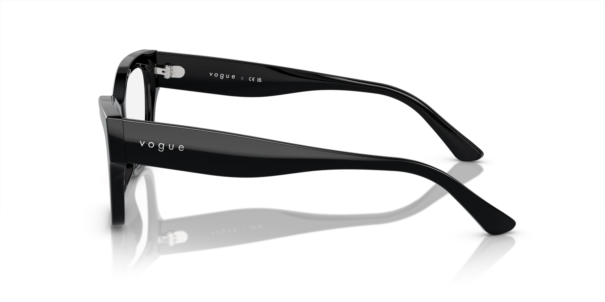 VOGUE EYEWEAR VO5523 W44 Montature da vista Acetato Nero Cat Eye Normale - immagine 4