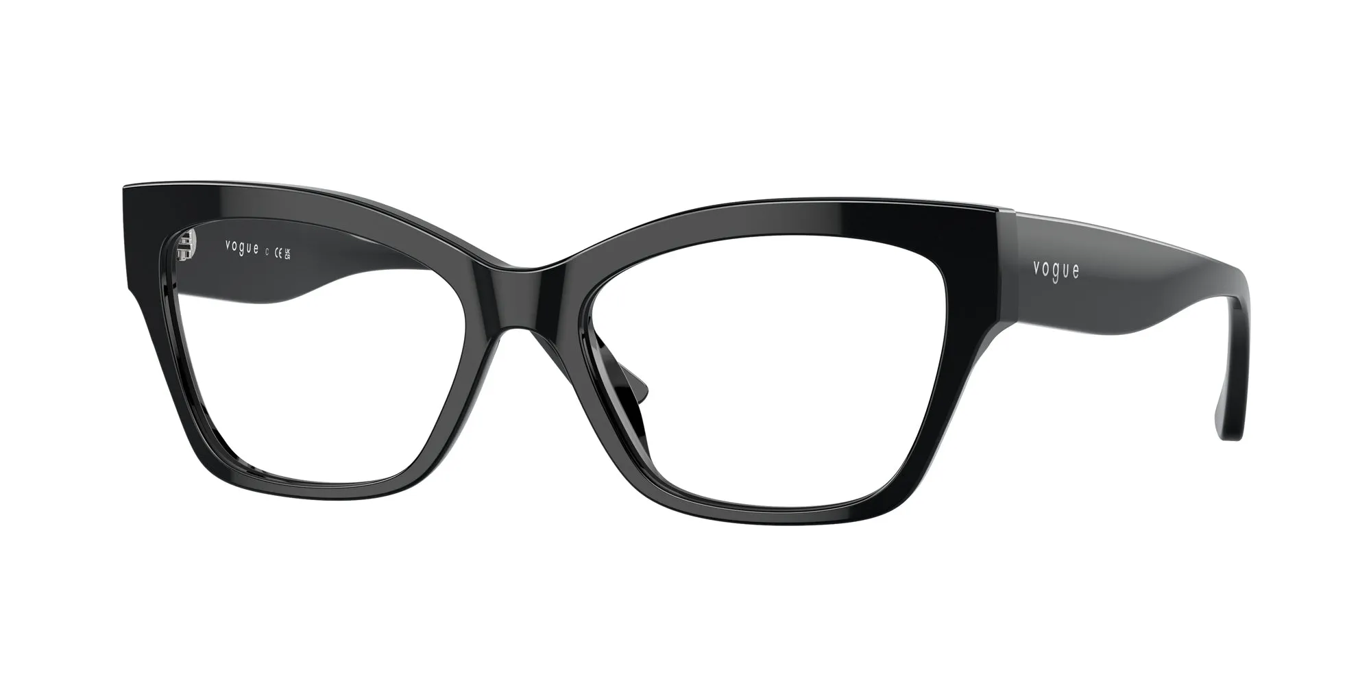 VOGUE EYEWEAR VO5523 W44 Montature da vista Acetato Nero Cat Eye Normale - immagine 1