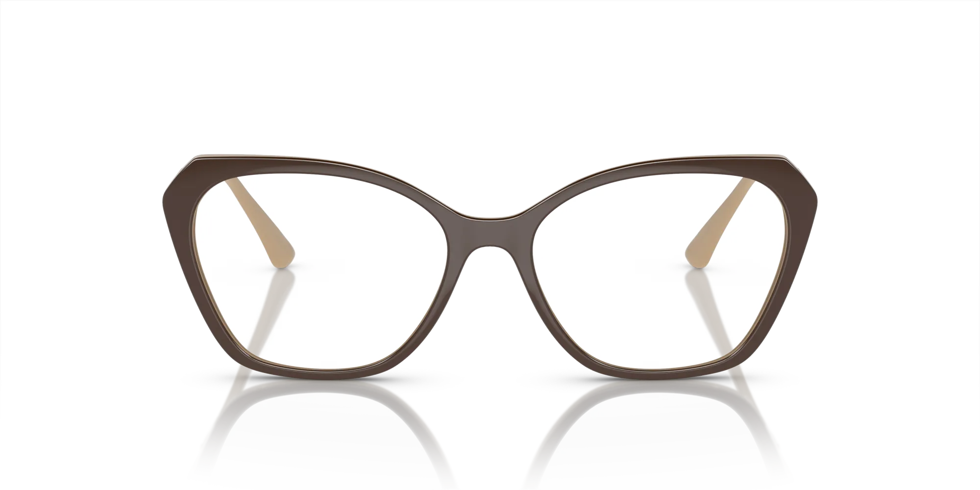 VOGUE EYEWEAR VO5522 3101 Montature da vista Iniettato Marrone Geometrica Normale - immagine 3