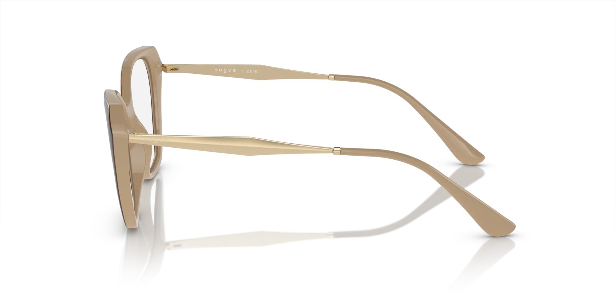 VOGUE EYEWEAR VO5522 3101 Montature da vista Iniettato Marrone Geometrica Normale - immagine 4