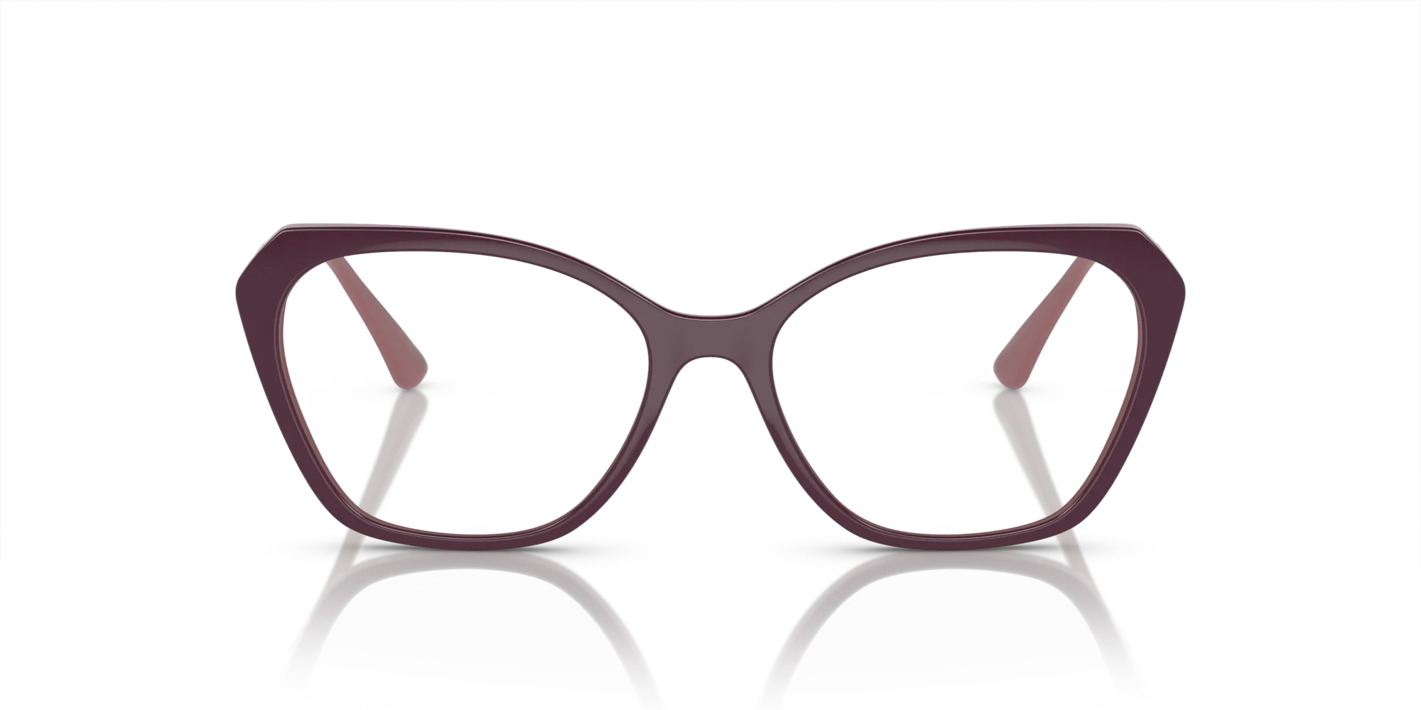 VOGUE EYEWEAR VO5522 3100 Montature da vista Iniettato Rosso Geometrica Normale - immagine 3