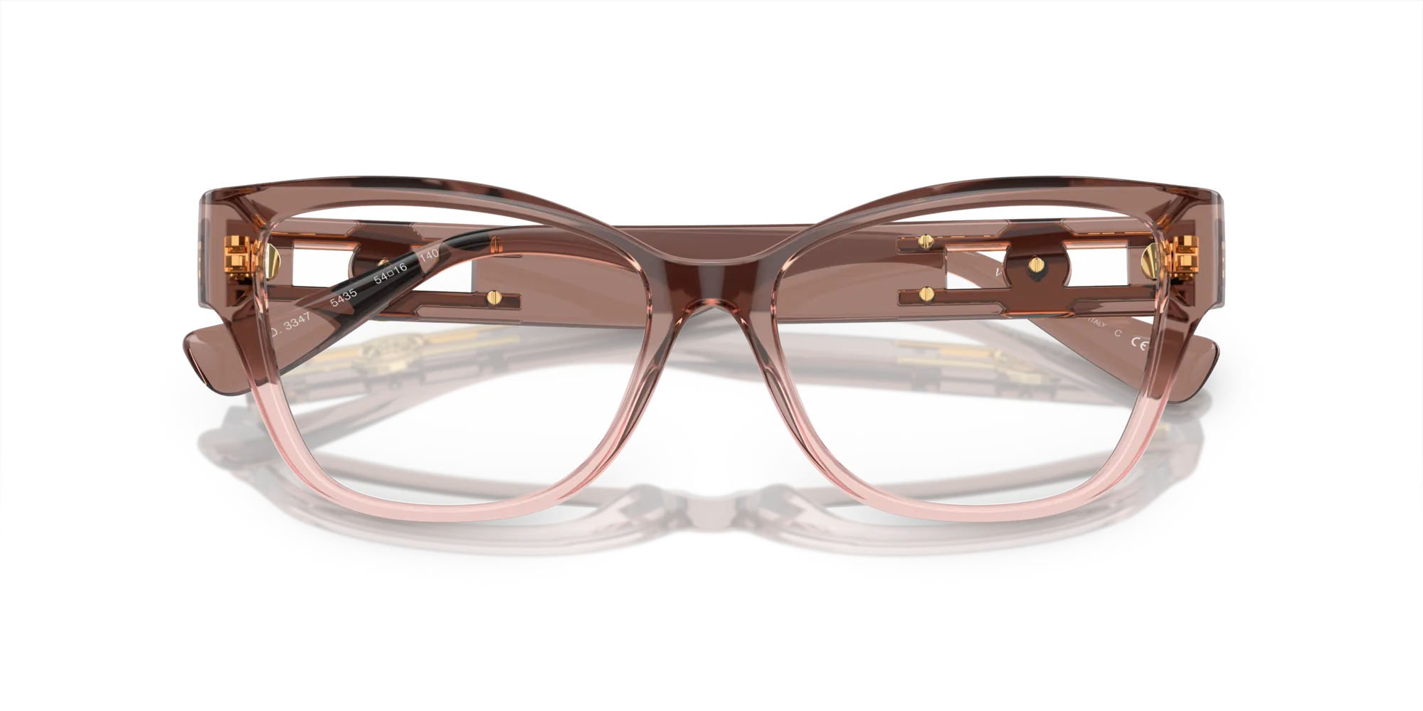 Versace VE3347 5435 Montature da vista Acetato Rosa Pillow Normale - immagine 2
