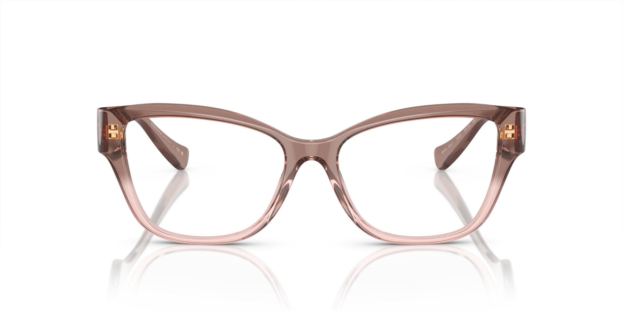 Versace VE3347 5435 Montature da vista Acetato Rosa Pillow Normale - immagine 3