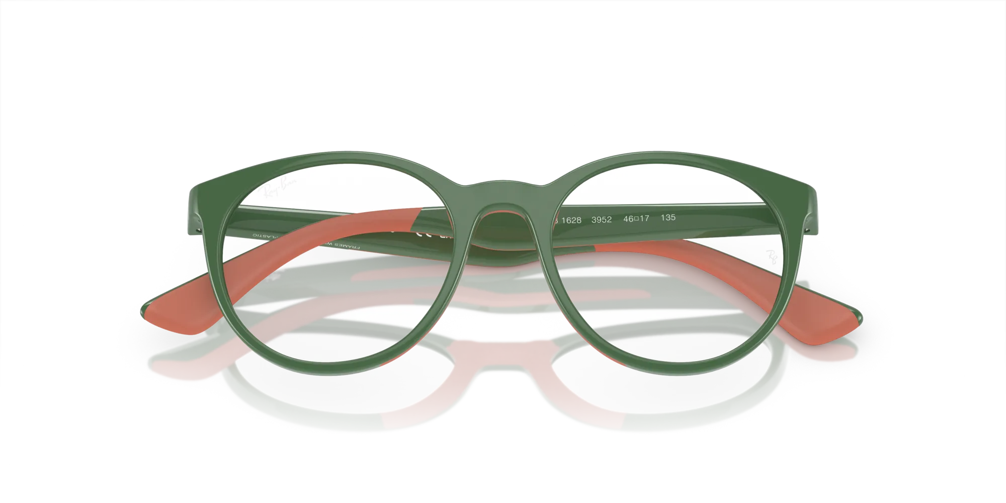Ray - Ban RY1628 3952 Montature da vista Iniettato Verde Pantos - immagine 2