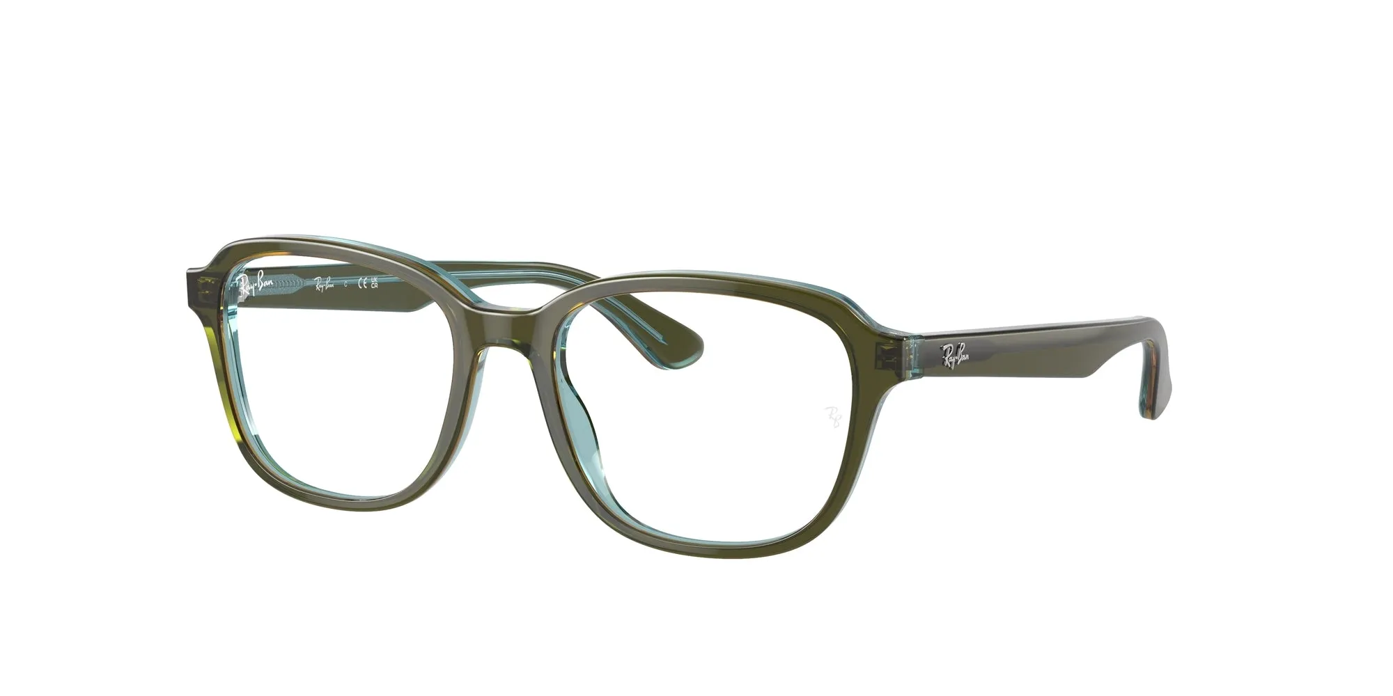 Ray - Ban RY1627 3946 Montature da vista Acetato Verde Pillow - immagine 1