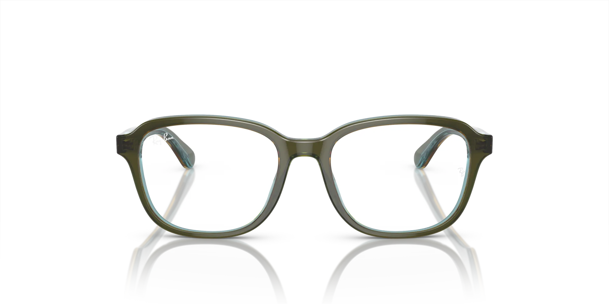 Ray - Ban RY1627 3946 Montature da vista Acetato Verde Pillow - immagine 3