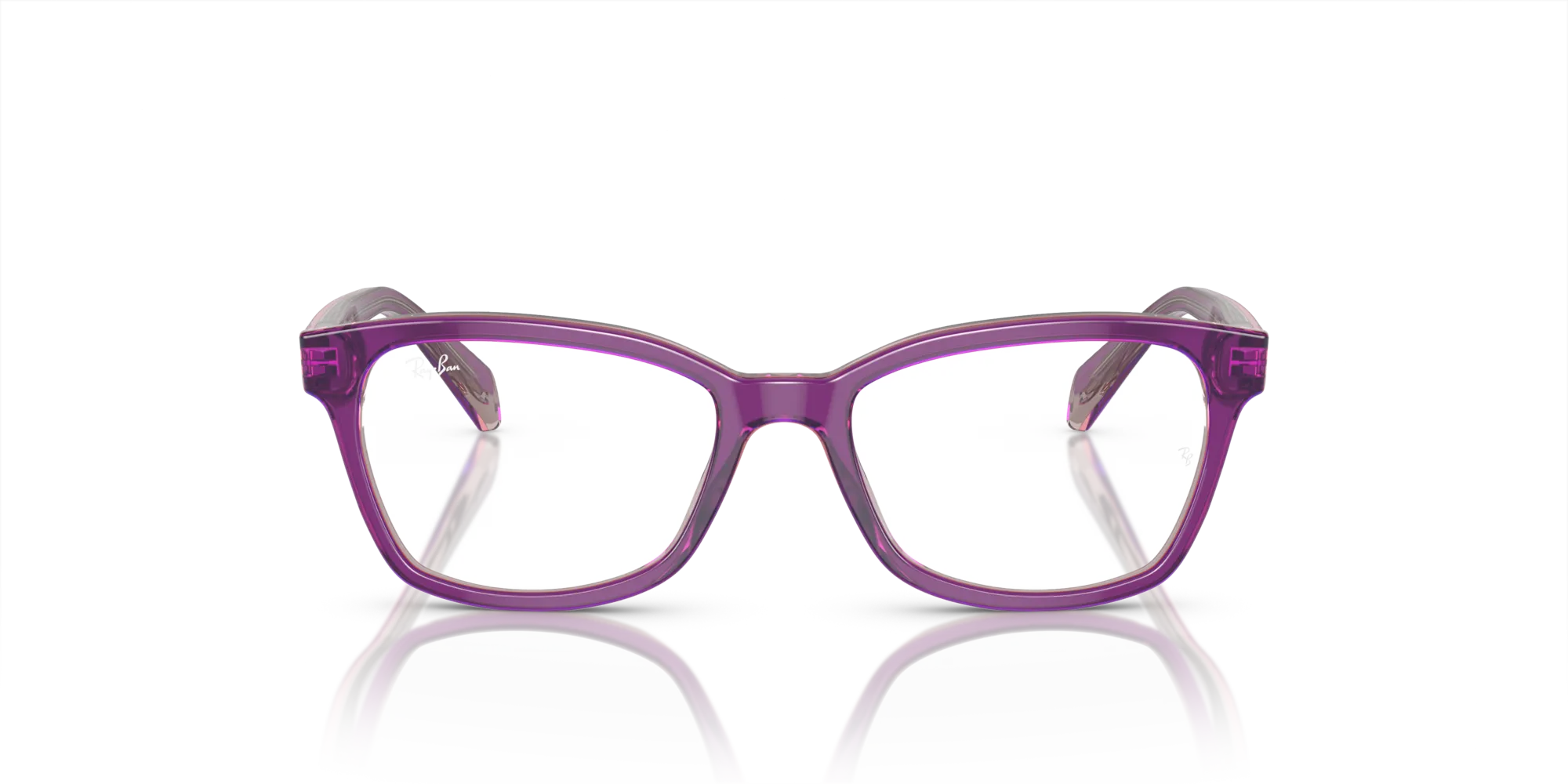 Ray - Ban RY1591 3944 Montature da vista Acetato Viola Squadrata - immagine 3