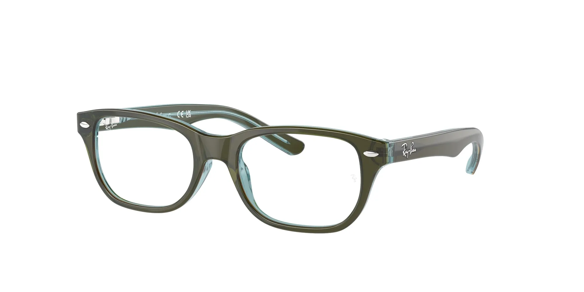 Ray - Ban RY1555 3946 Montature da vista Acetato Verde Squadrata - immagine 1
