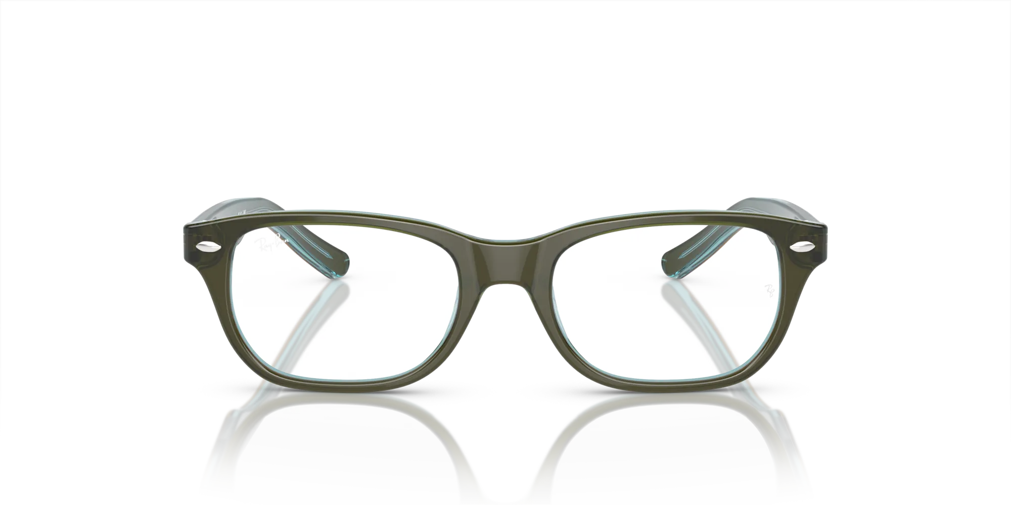 Ray - Ban RY1555 3946 Montature da vista Acetato Verde Squadrata - immagine 3