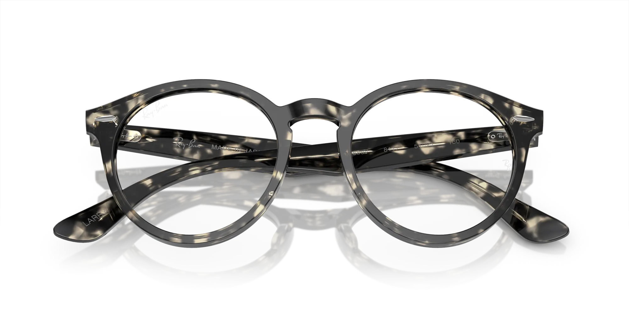 Ray - Ban RX7680V LARRY 8117 Montature da vista Acetato Tartaruga Trasparente Pantos Normale - immagine 2