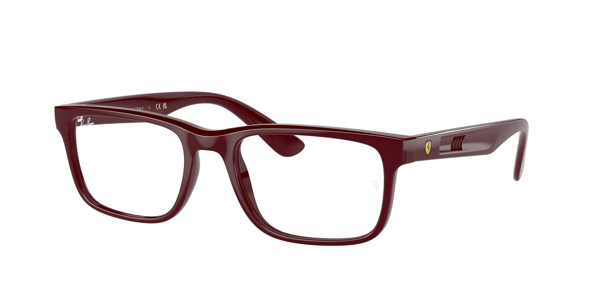 Ray - Ban RX7232M F685 Montature da vista Nylon Rosso Squadrata Normale - immagine 1
