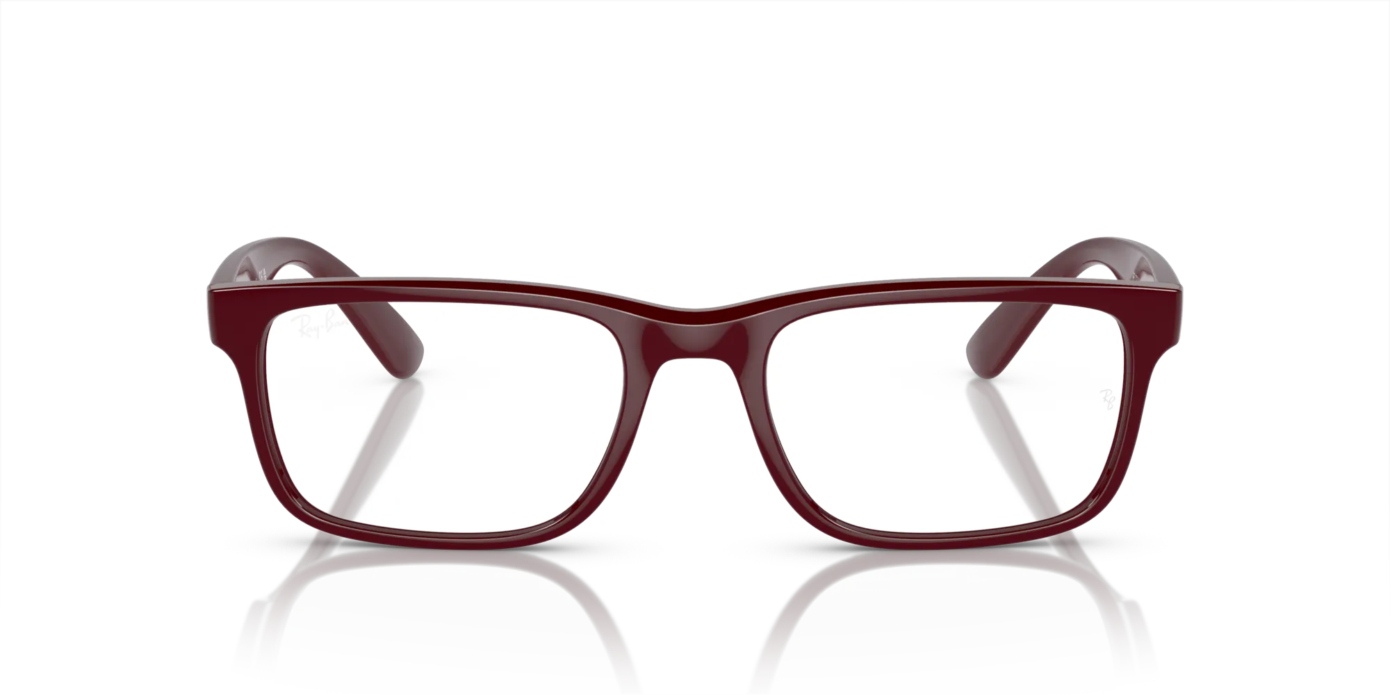 Ray - Ban RX7232M F685 Montature da vista Nylon Rosso Squadrata Normale - immagine 3