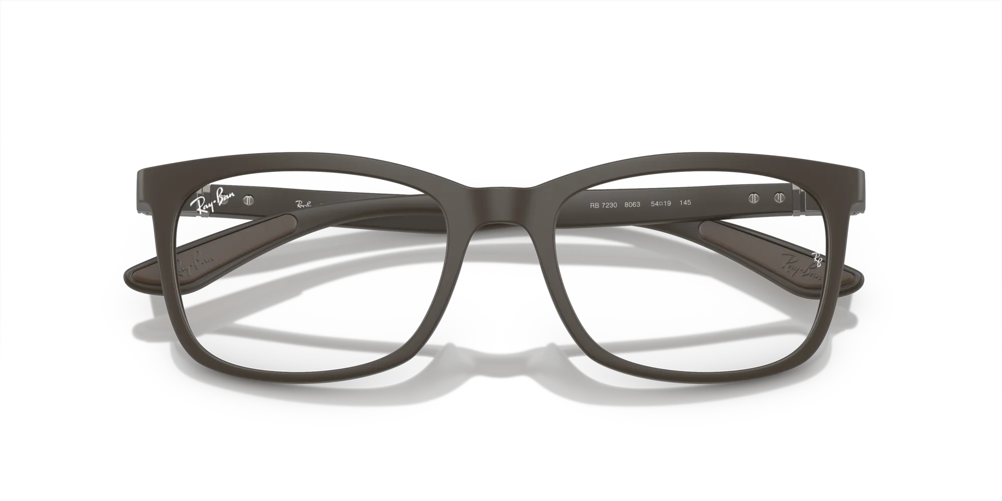 Ray - Ban RX7230 8063 Montature da vista Peek Marrone Trasparente Pillow Normale - immagine 2