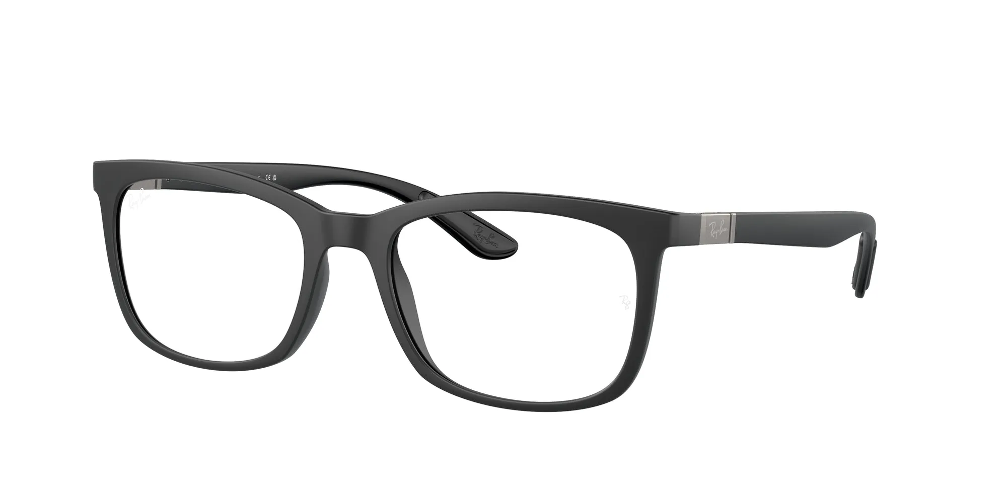 Ray - Ban RX7230 5204 Montature da vista Peek Nero Trasparente Pillow Normale - immagine 1