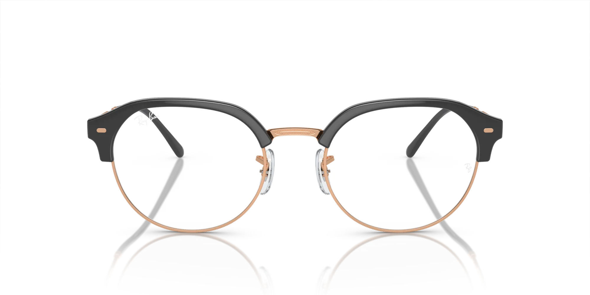 Ray - Ban RX7229 8322 Montature da vista Iniettato Grigio Trasparente Geometrica Normale - immagine 3