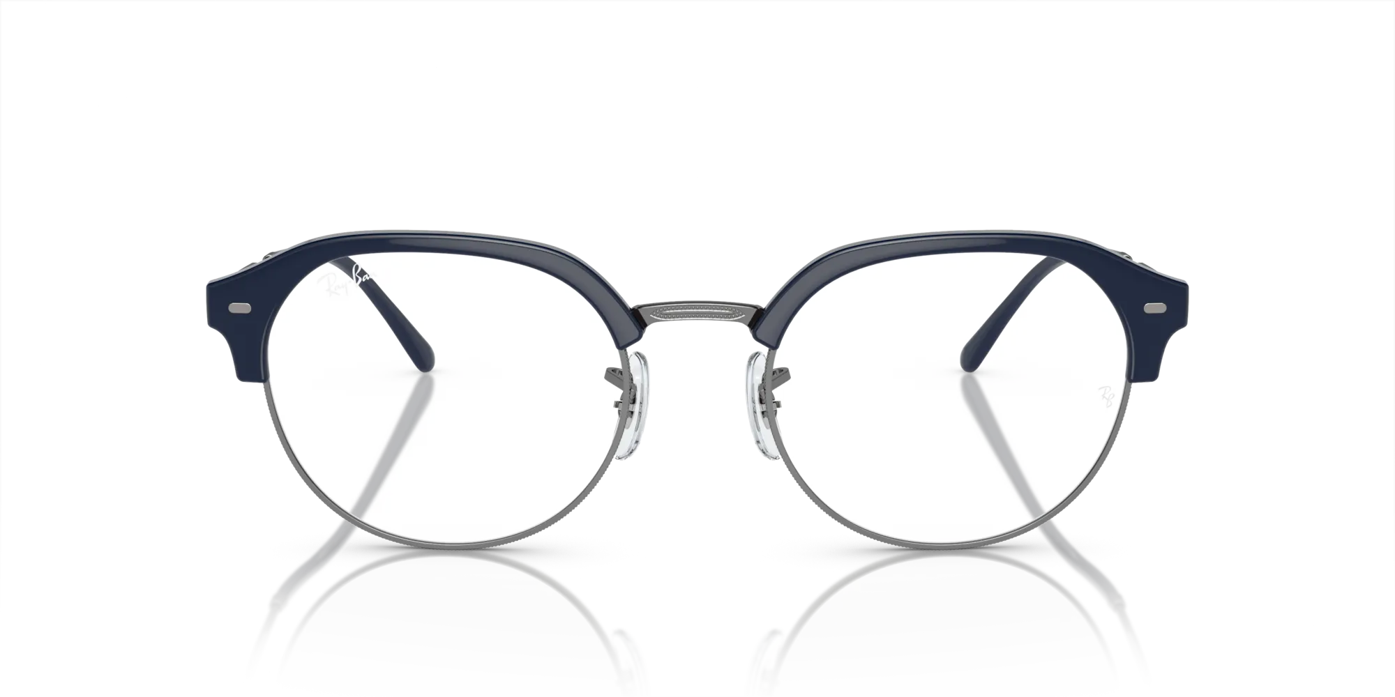 Ray - Ban RX7229 8210 Montature da vista Iniettato Blu Trasparente Geometrica Normale - immagine 3