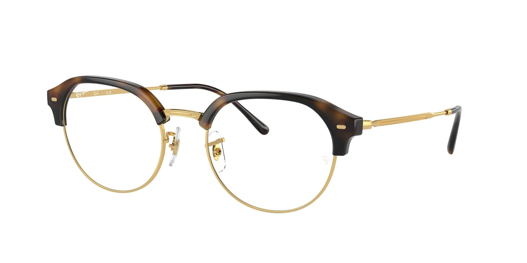 Ray - Ban RX7229 2012 Montature da vista Iniettato Tartaruga Trasparente Geometrica Normale - immagine 1