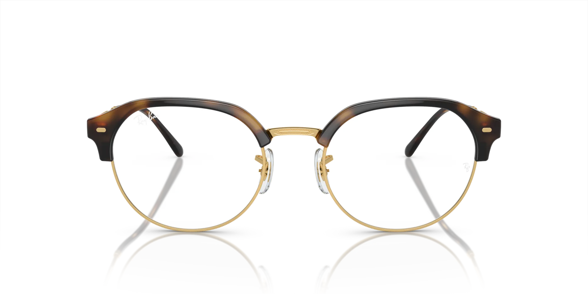 Ray - Ban RX7229 2012 Montature da vista Iniettato Tartaruga Trasparente Geometrica Normale - immagine 3