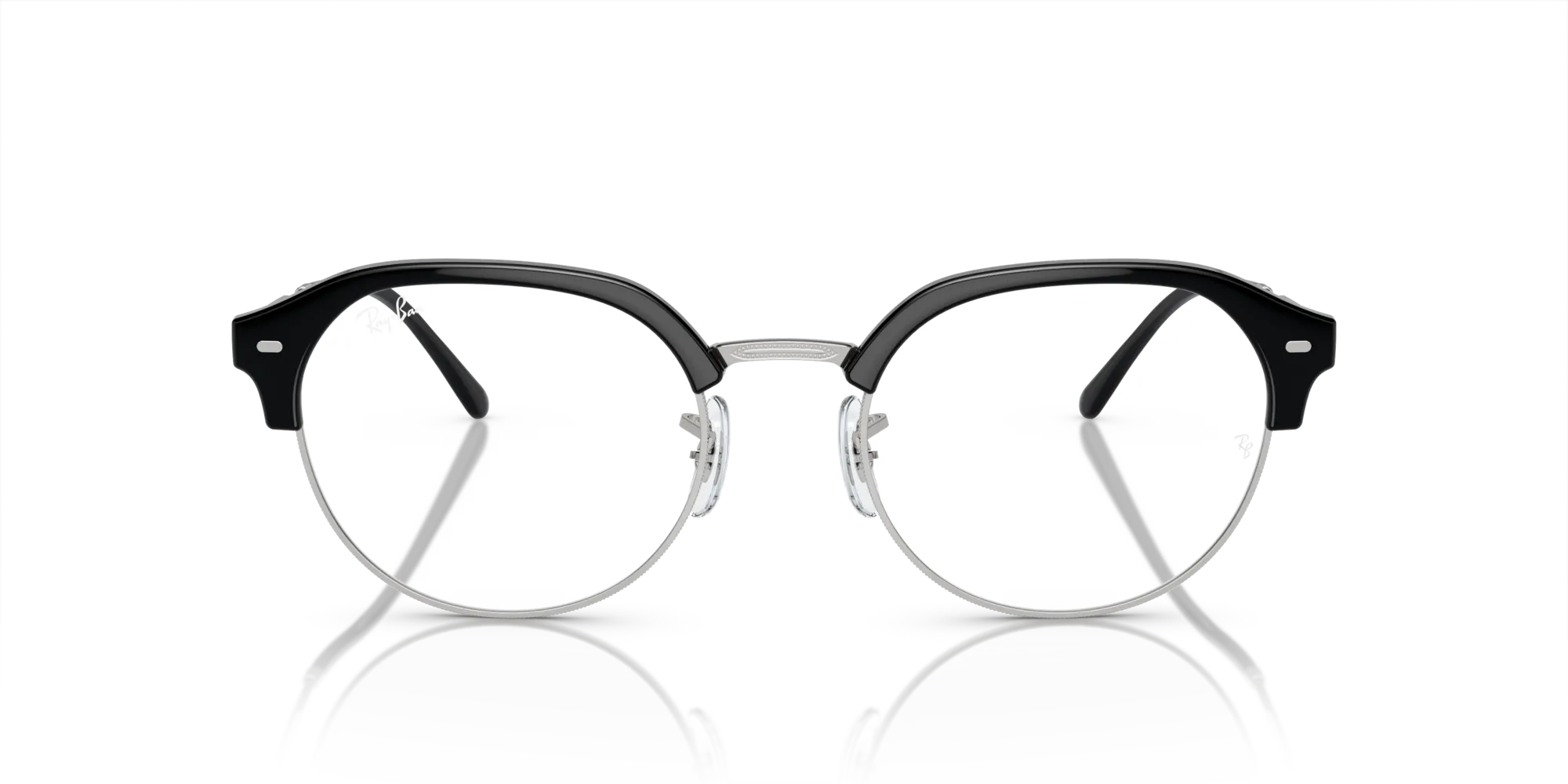 Ray - Ban RX7229 2000 Montature da vista Iniettato Nero Trasparente Geometrica Normale - immagine 3