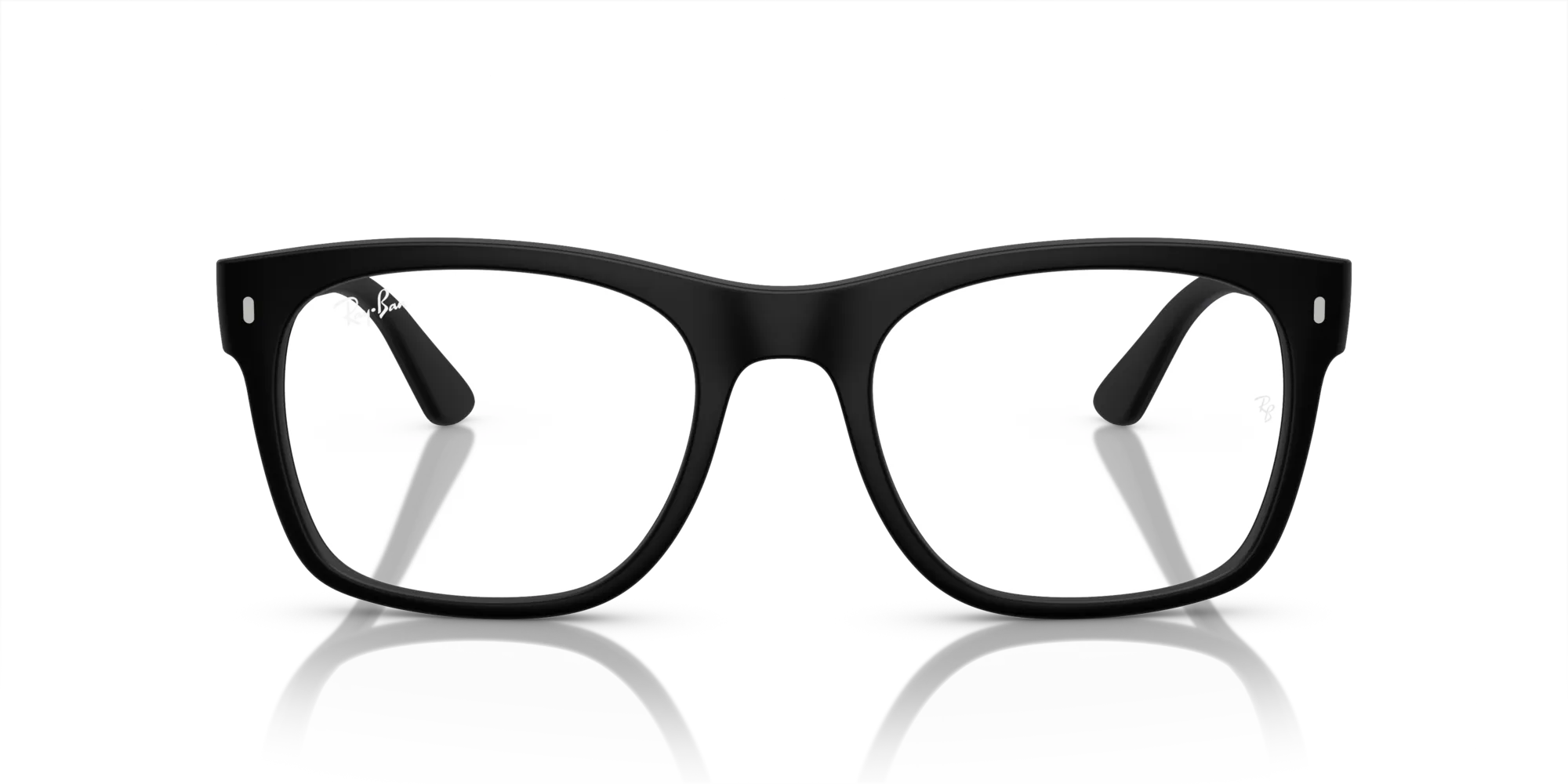 Ray - Ban RX7228 2477 Montature da vista Acetato Nero Trasparente Squadrata Normale - immagine 3