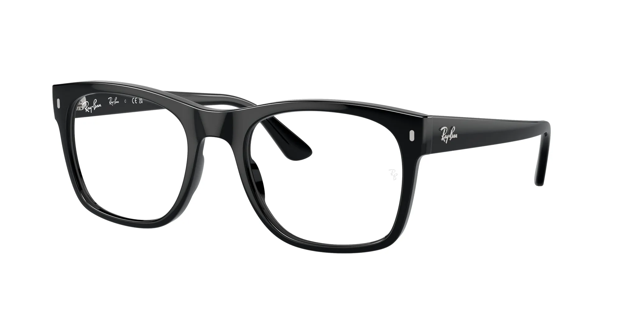 Ray - Ban RX7228 2000 Montature da vista Acetato Nero Squadrata Normale - immagine 1