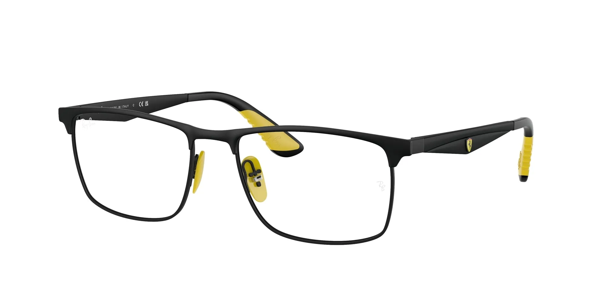Ray - Ban RX6516M F091 Montature da vista Metallo Nero Trasparente Squadrata Normale - immagine 1