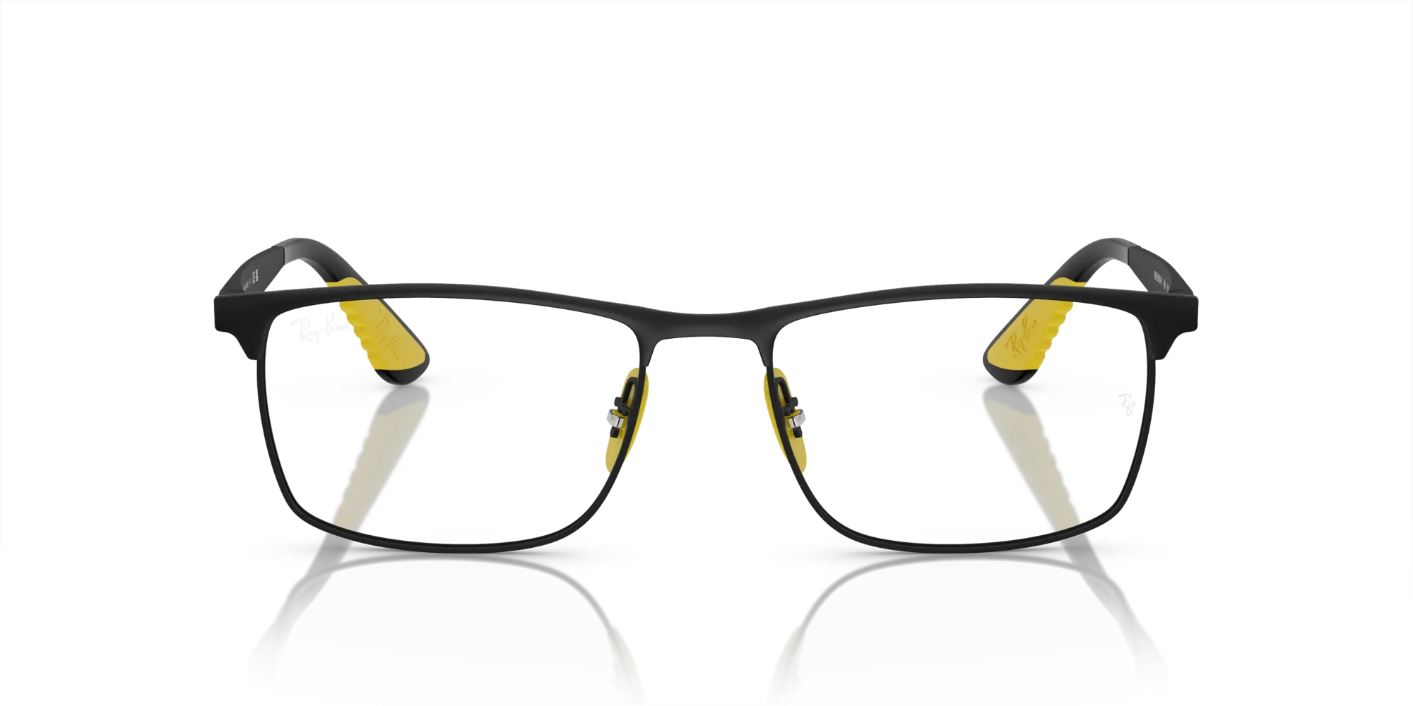 Ray - Ban RX6516M F091 Montature da vista Metallo Nero Trasparente Squadrata Normale - immagine 3