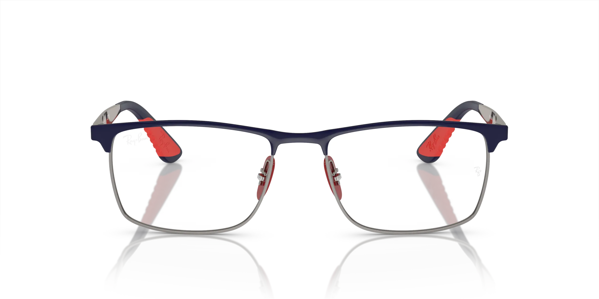 Ray - Ban RX6516M F086 Montature da vista Metallo Blu Trasparente Squadrata Normale - immagine 3
