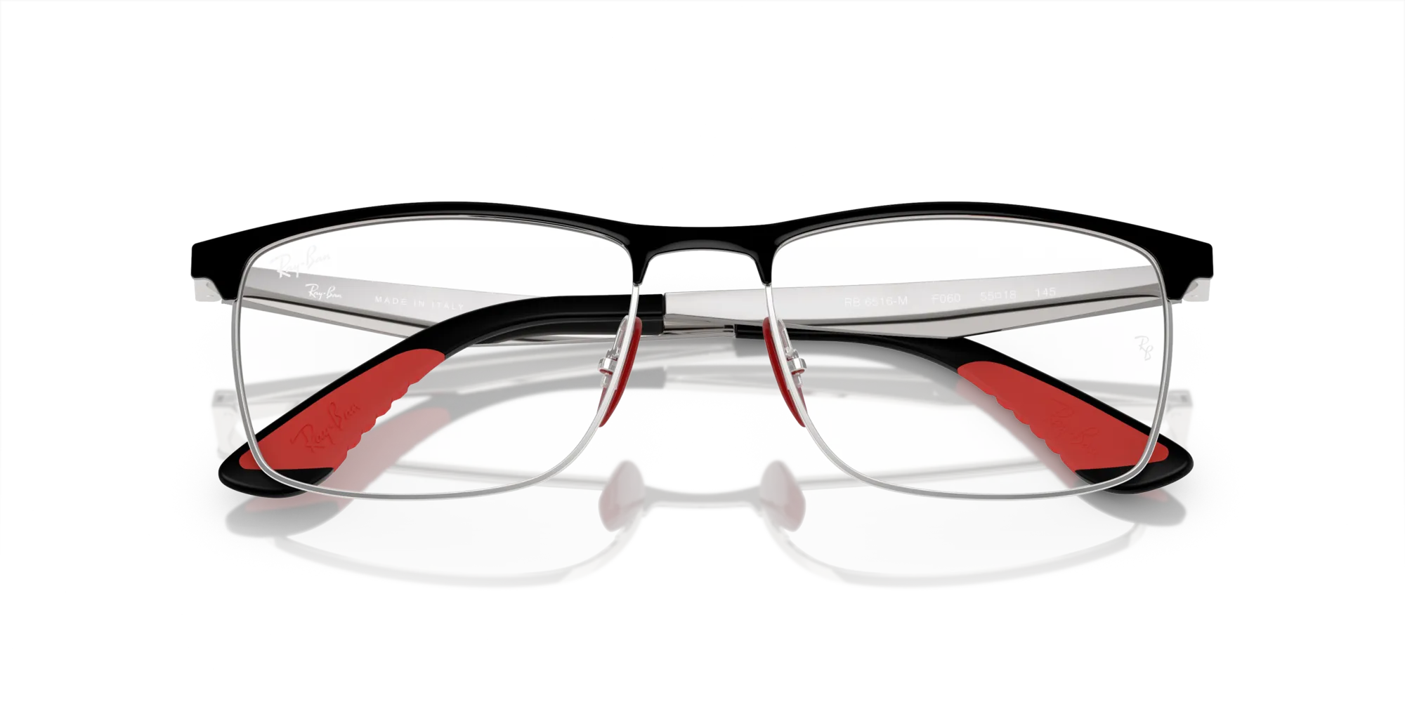 Ray - Ban RX6516M F060 Montature da vista Metallo Nero Squadrata Normale - immagine 2