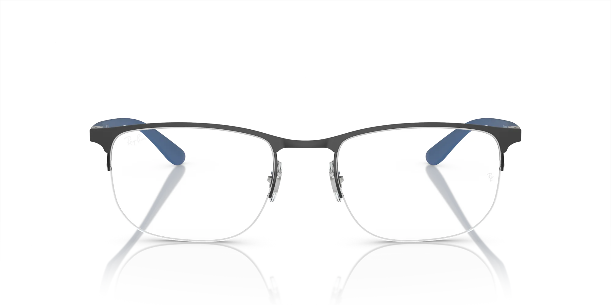 Ray - Ban RX6513 3161 Montature da vista Metallo Nero Trasparente Geometrica Normale - immagine 3