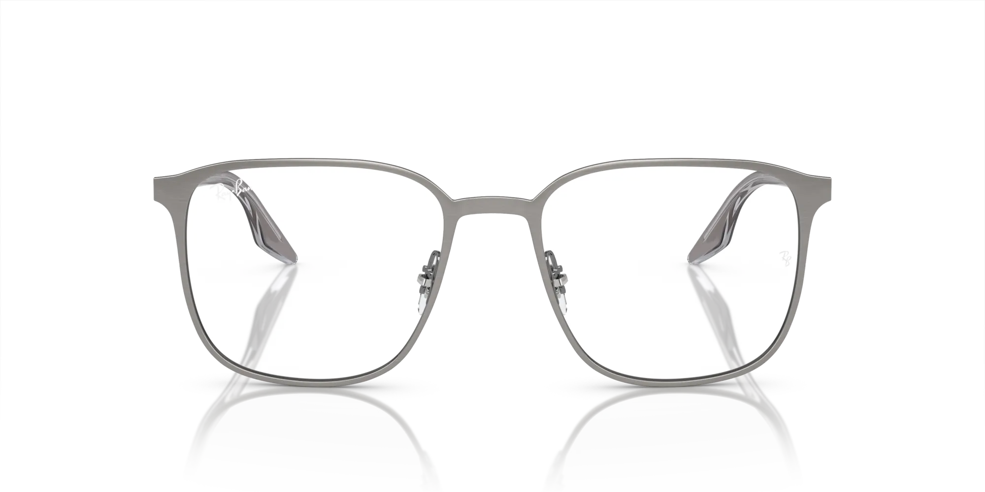 Ray - Ban RX6512 2553 Montature da vista Metallo Grigio Trasparente Squadrata Normale - immagine 3