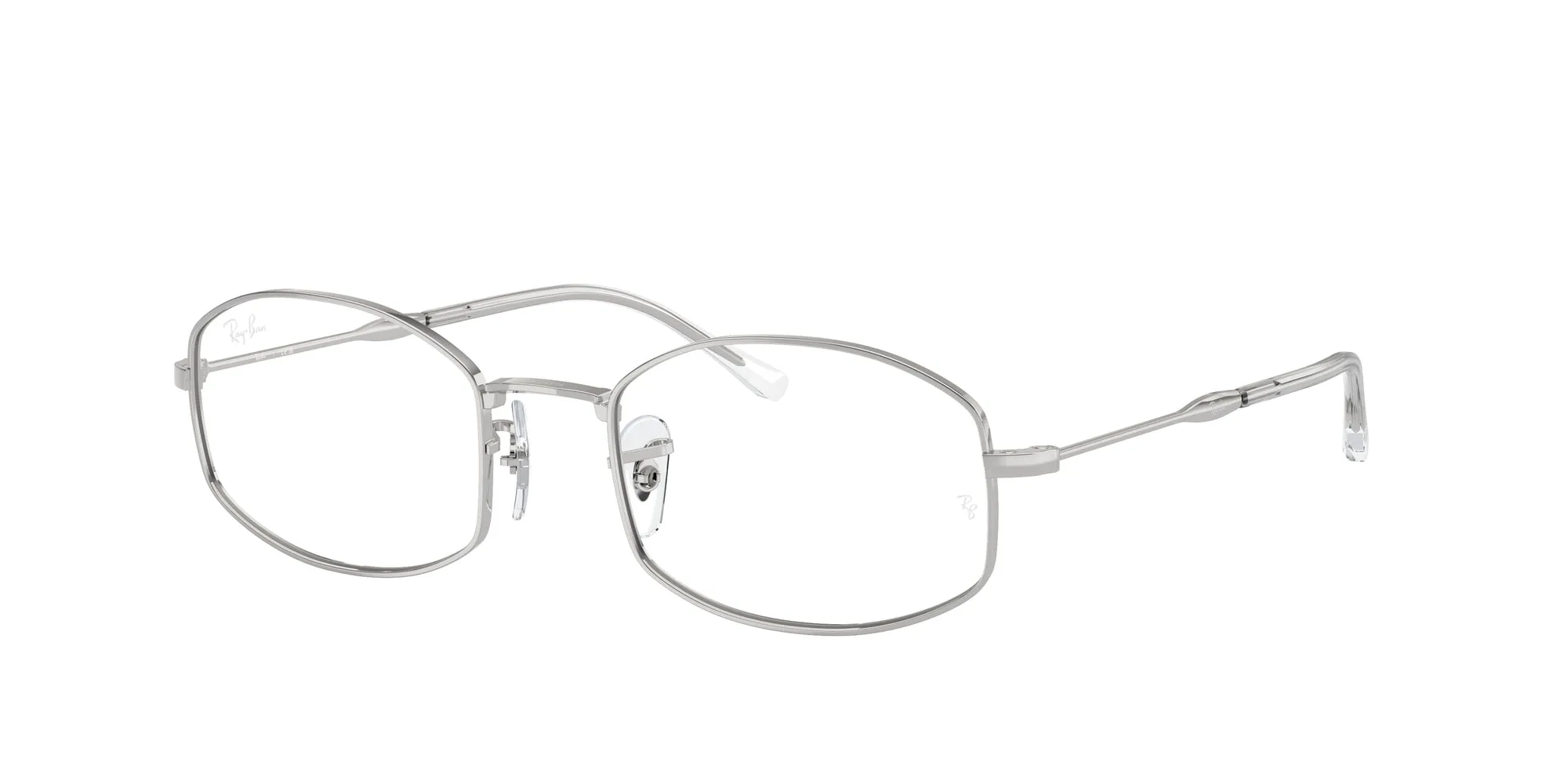 Ray - Ban RX6510 2968 Montature da vista Metallo Argento Trasparente Pillow Normale - immagine 1