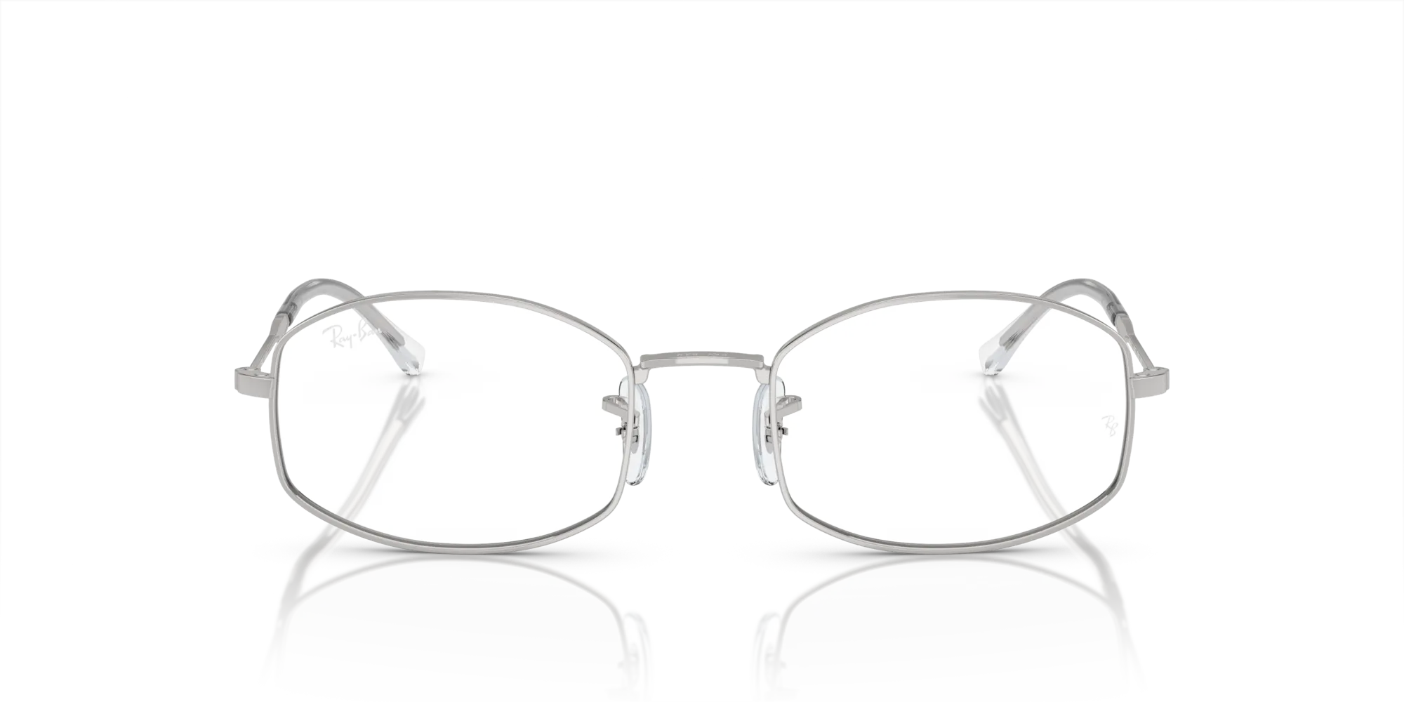Ray - Ban RX6510 2968 Montature da vista Metallo Argento Trasparente Pillow Normale - immagine 3