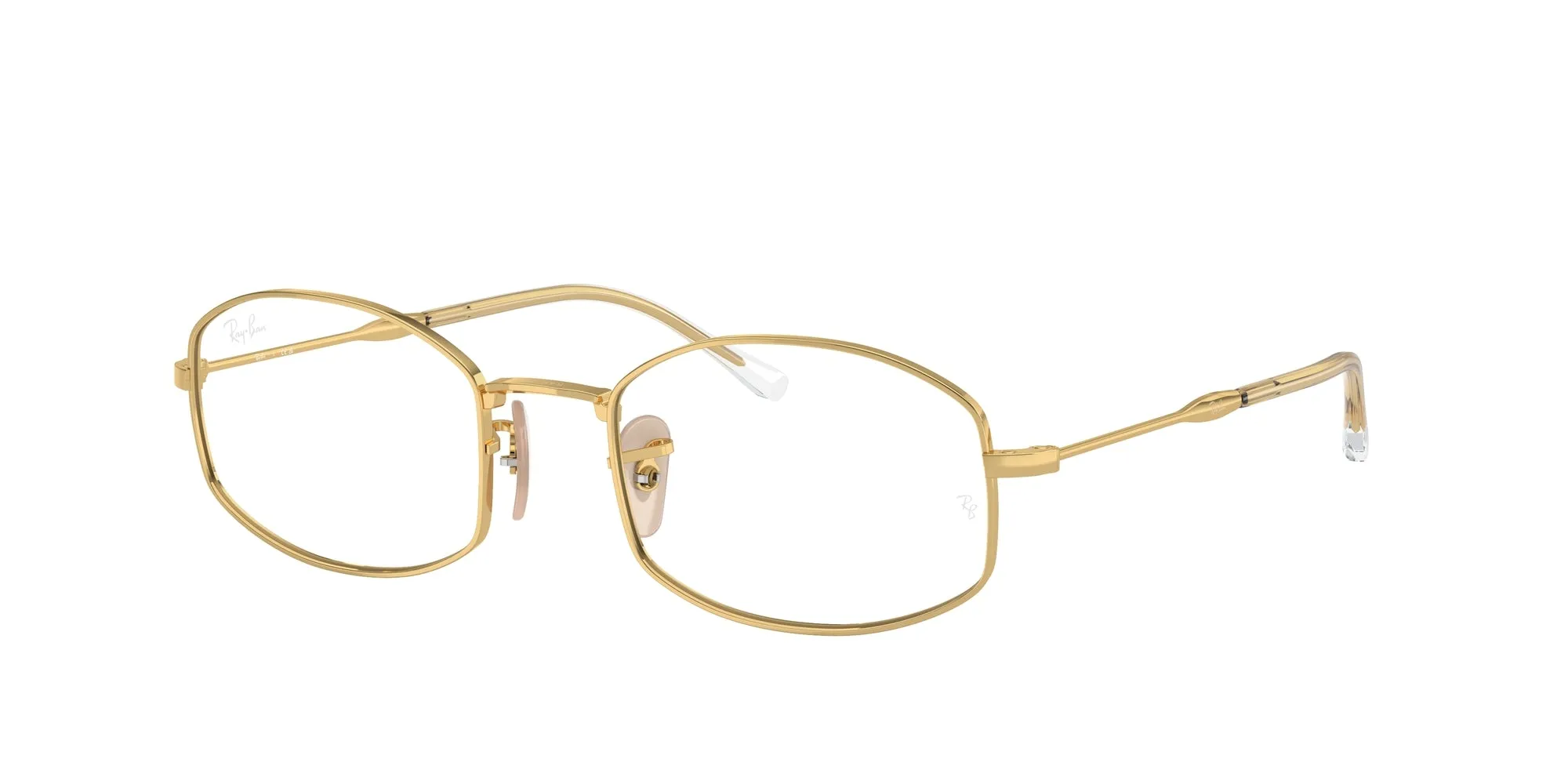 Ray - Ban RX6510 2500 Montature da vista Metallo Oro Trasparente Pillow Normale - immagine 1