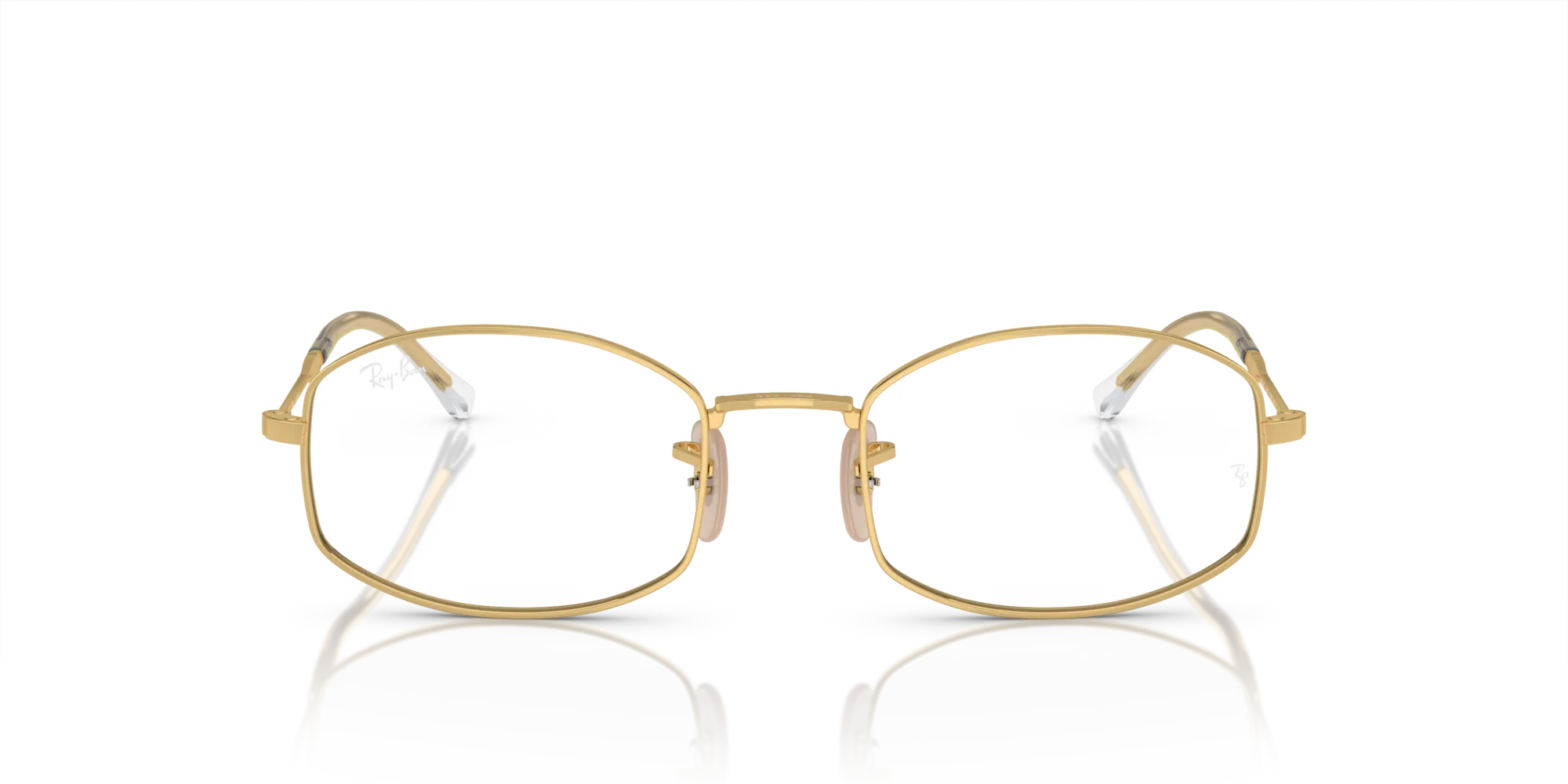 Ray - Ban RX6510 2500 Montature da vista Metallo Oro Trasparente Pillow Normale - immagine 3