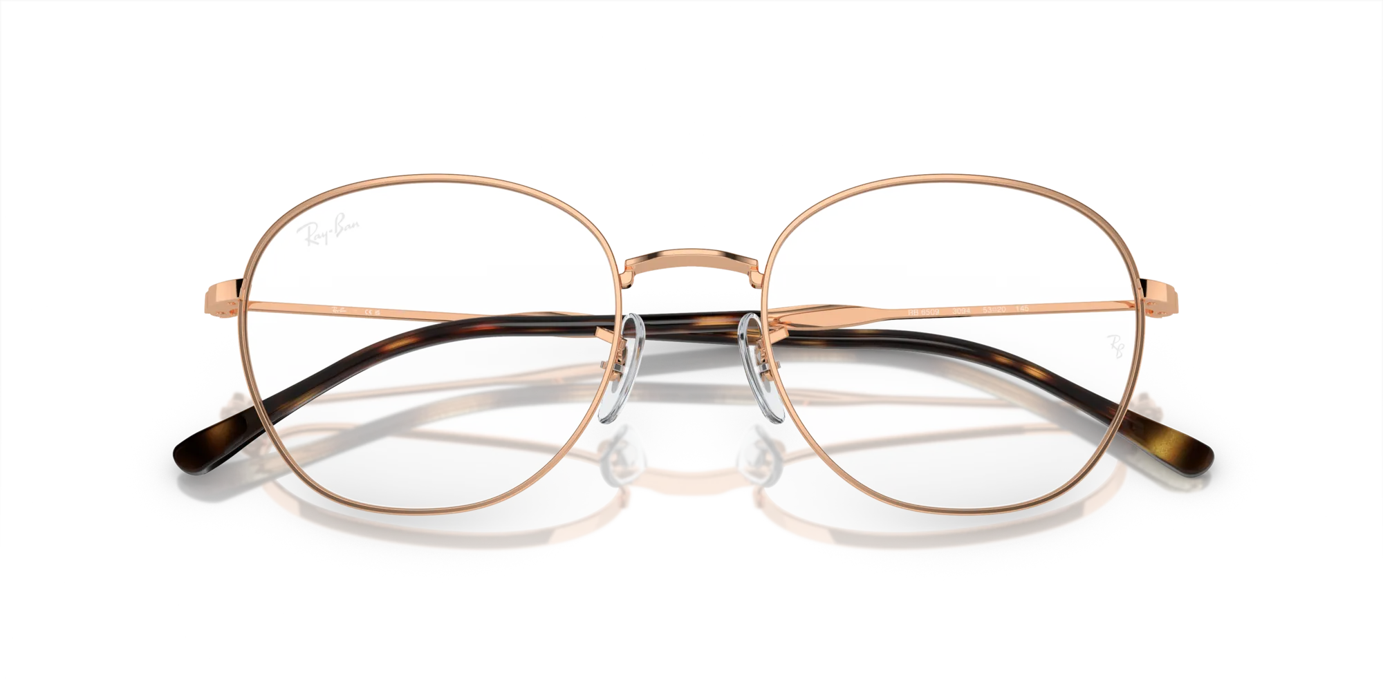 Ray - Ban RX6509 3094 Montature da vista Metallo Oro Pantos Normale - immagine 2