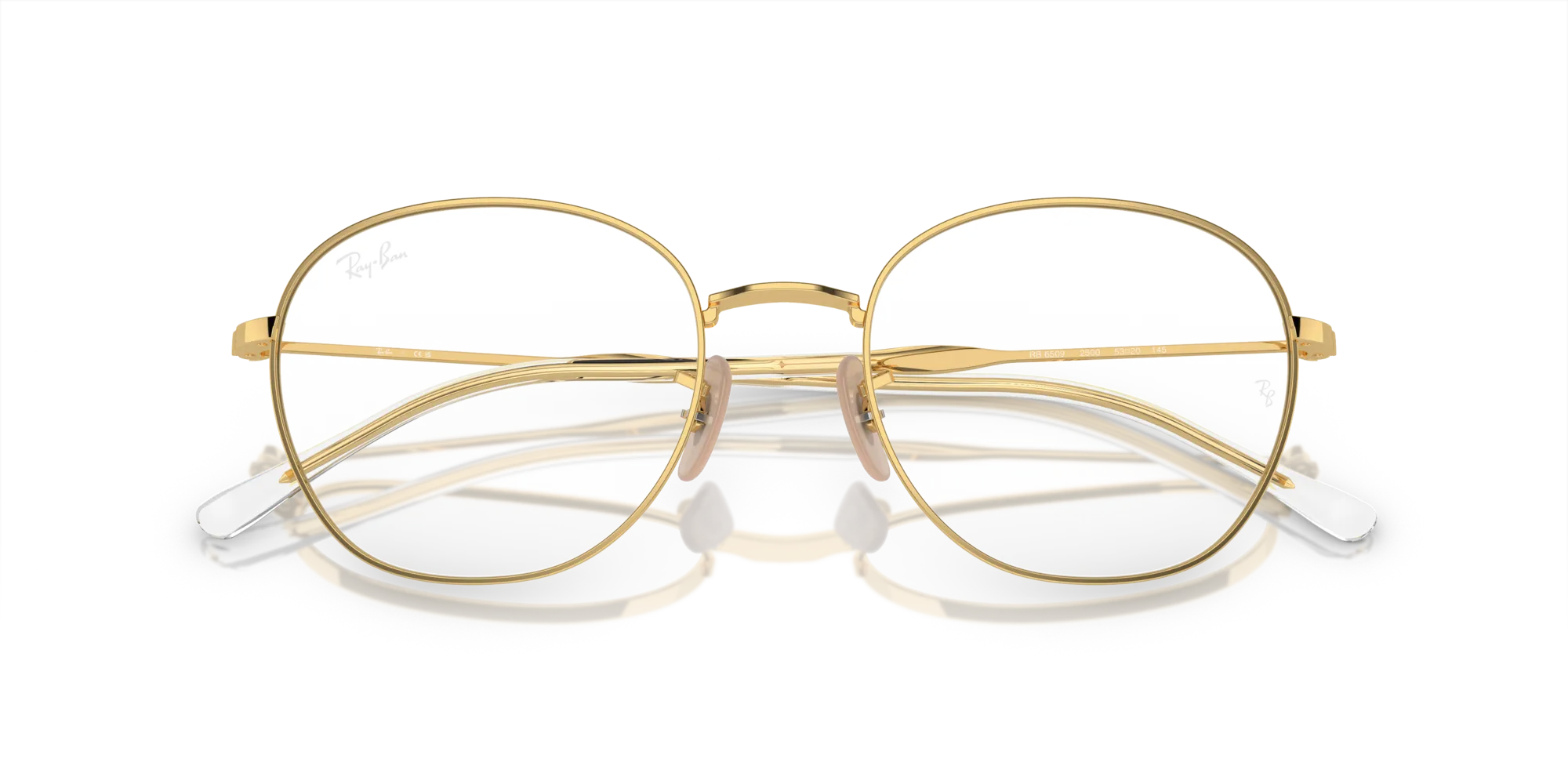 Ray - Ban RX6509 2500 Montature da vista Metallo Oro Pantos Normale - immagine 2