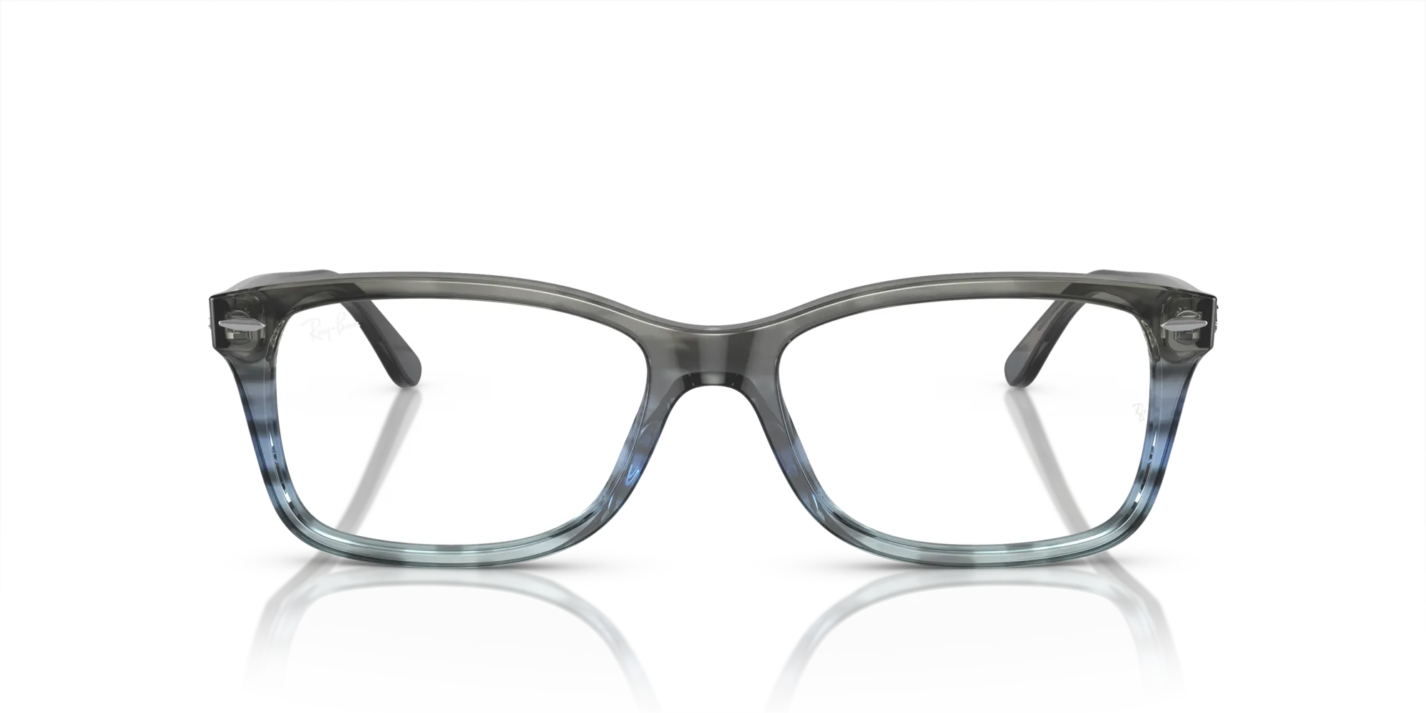 Ray - Ban RX5428 8254 Montature da vista Acetato Blu Squadrata Normale - immagine 3