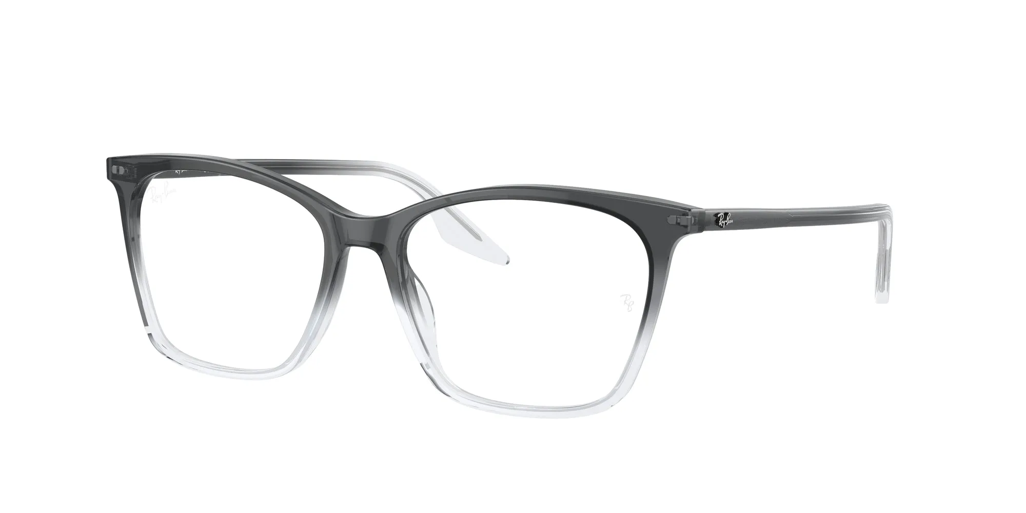 Ray - Ban RX5422 8310 Montature da vista Acetato Grigio Trasparente Cat Eye Normale - immagine 1