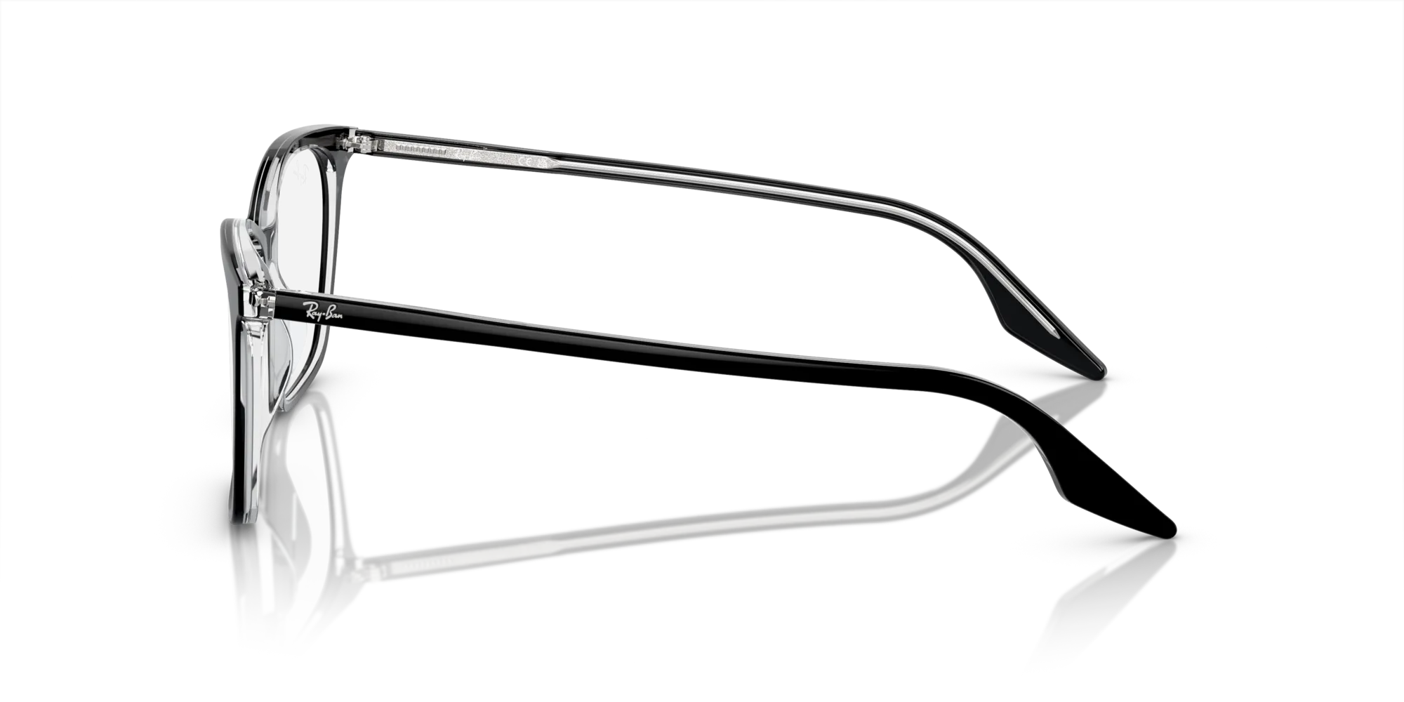 Ray - Ban RX5422 2034 Montature da vista Acetato Nero Cat Eye Normale - immagine 4