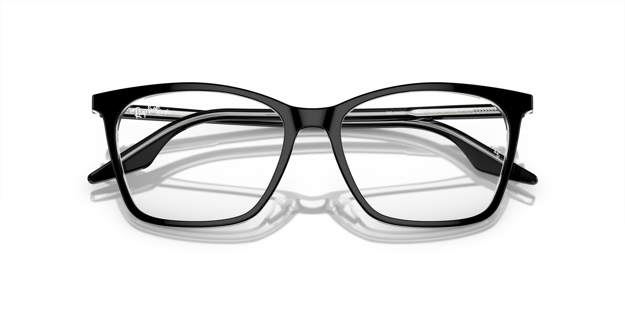 Ray - Ban RX5422 2034 Montature da vista Acetato Nero Cat Eye Normale - immagine 2