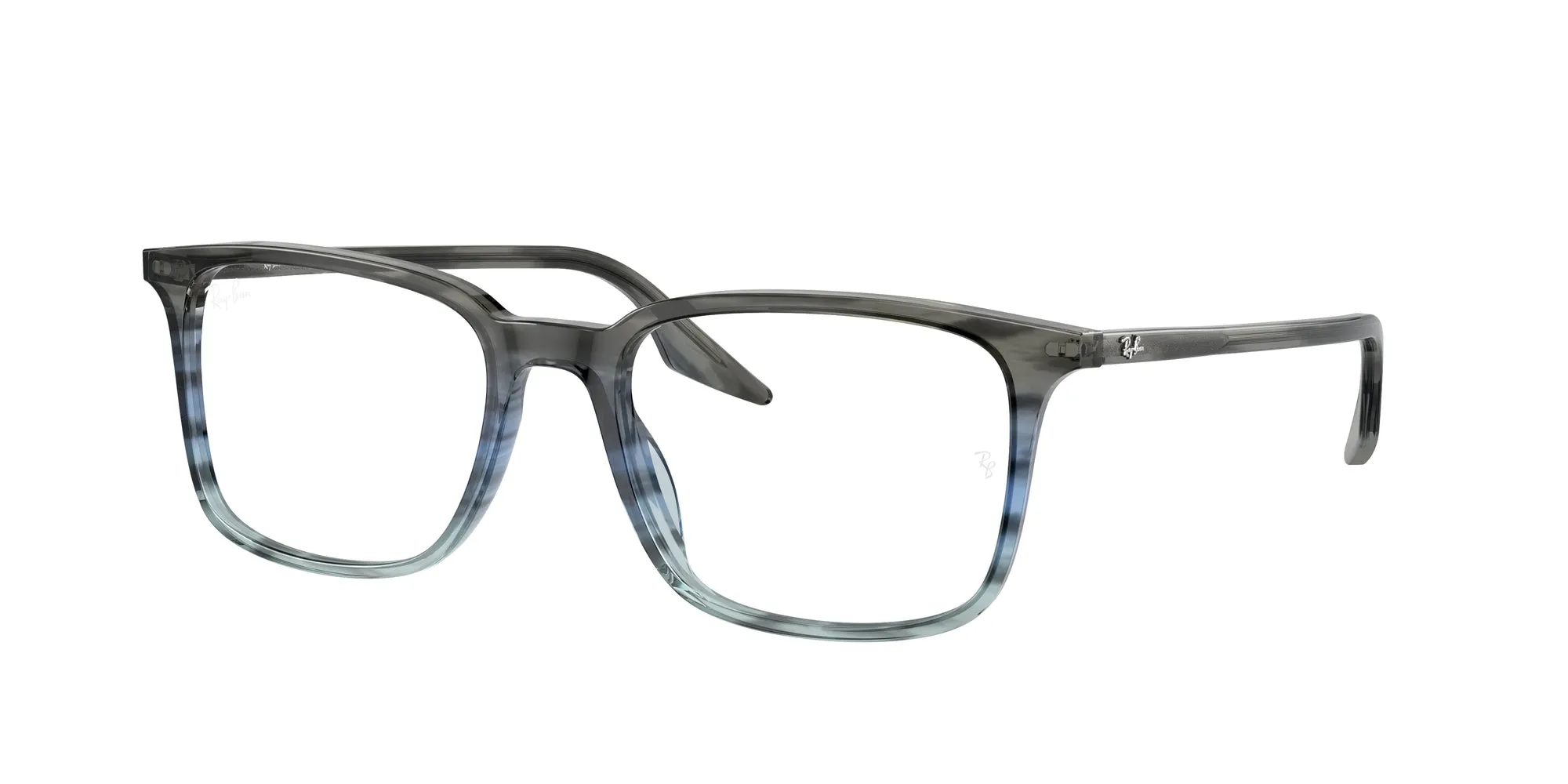Ray - Ban RX5421 8254 Montature da vista Acetato Blu Trasparente Squadrata Normale - immagine 1