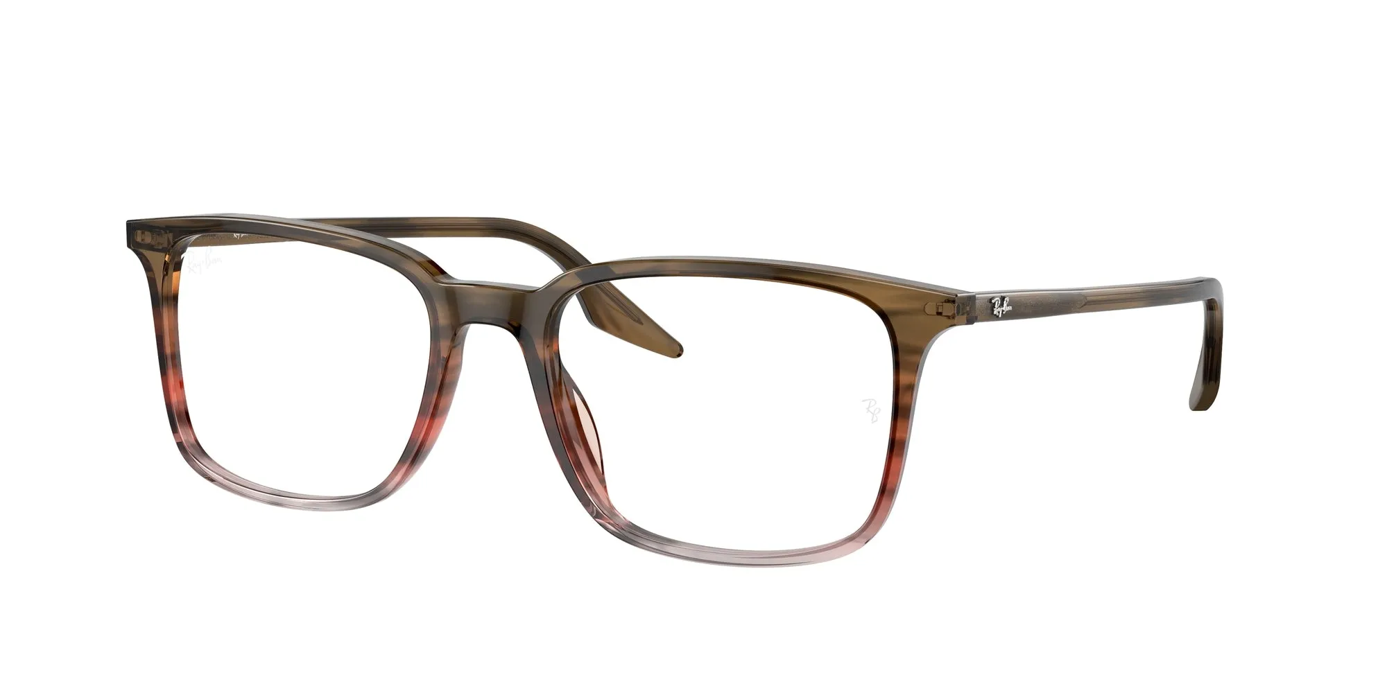 Ray - Ban RX5421 8251 Montature da vista Acetato Marrone Squadrata Normale - immagine 1
