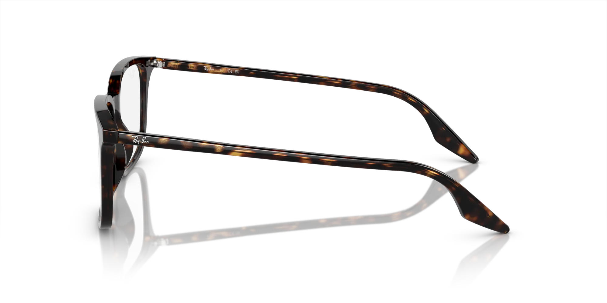 Ray - Ban RX5421 2012 Montature da vista Acetato Tartaruga Squadrata Normale - immagine 4