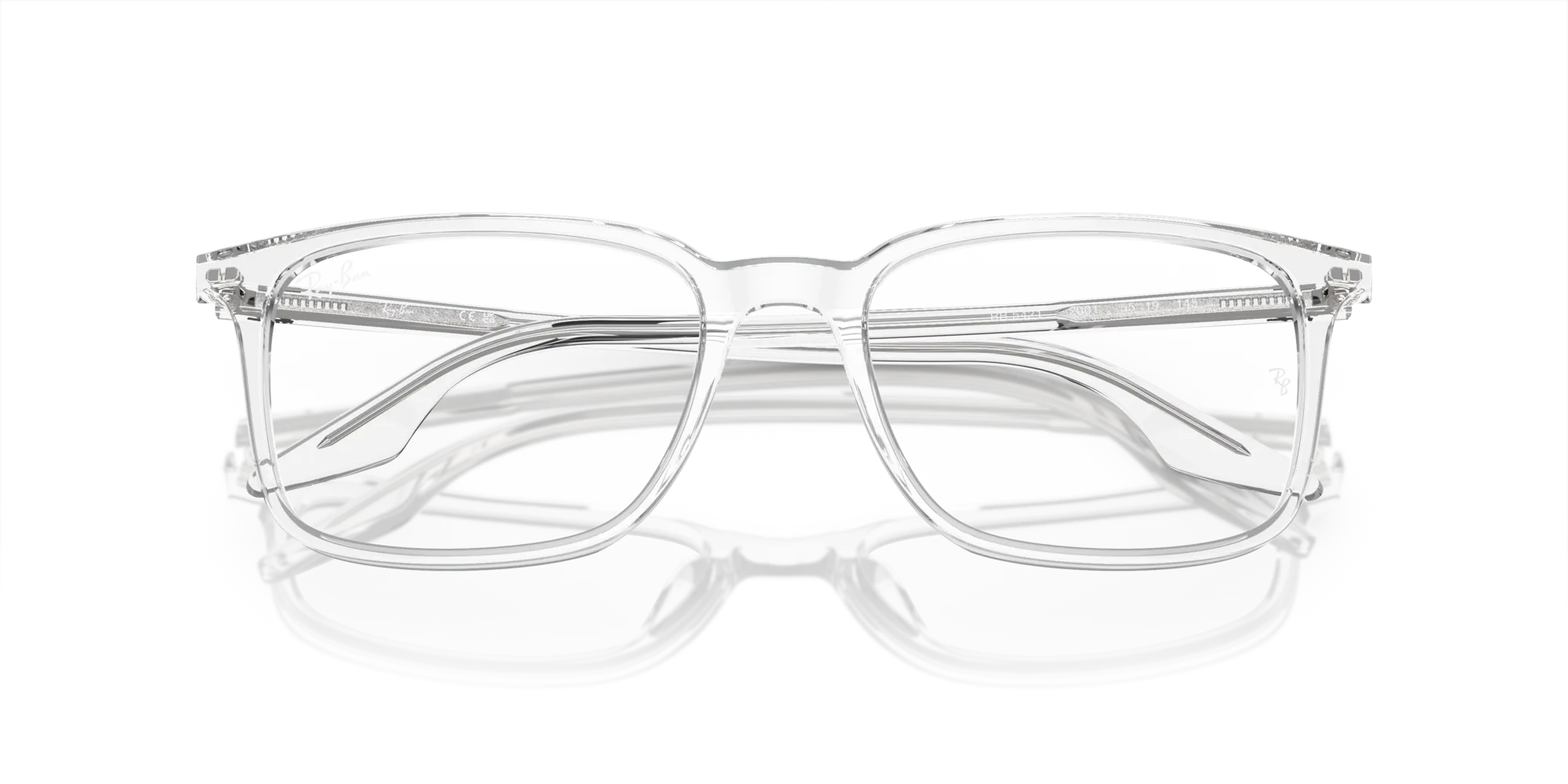 Ray - Ban RX5421 2001 Montature da vista Acetato Trasparente Squadrata Normale - immagine 2