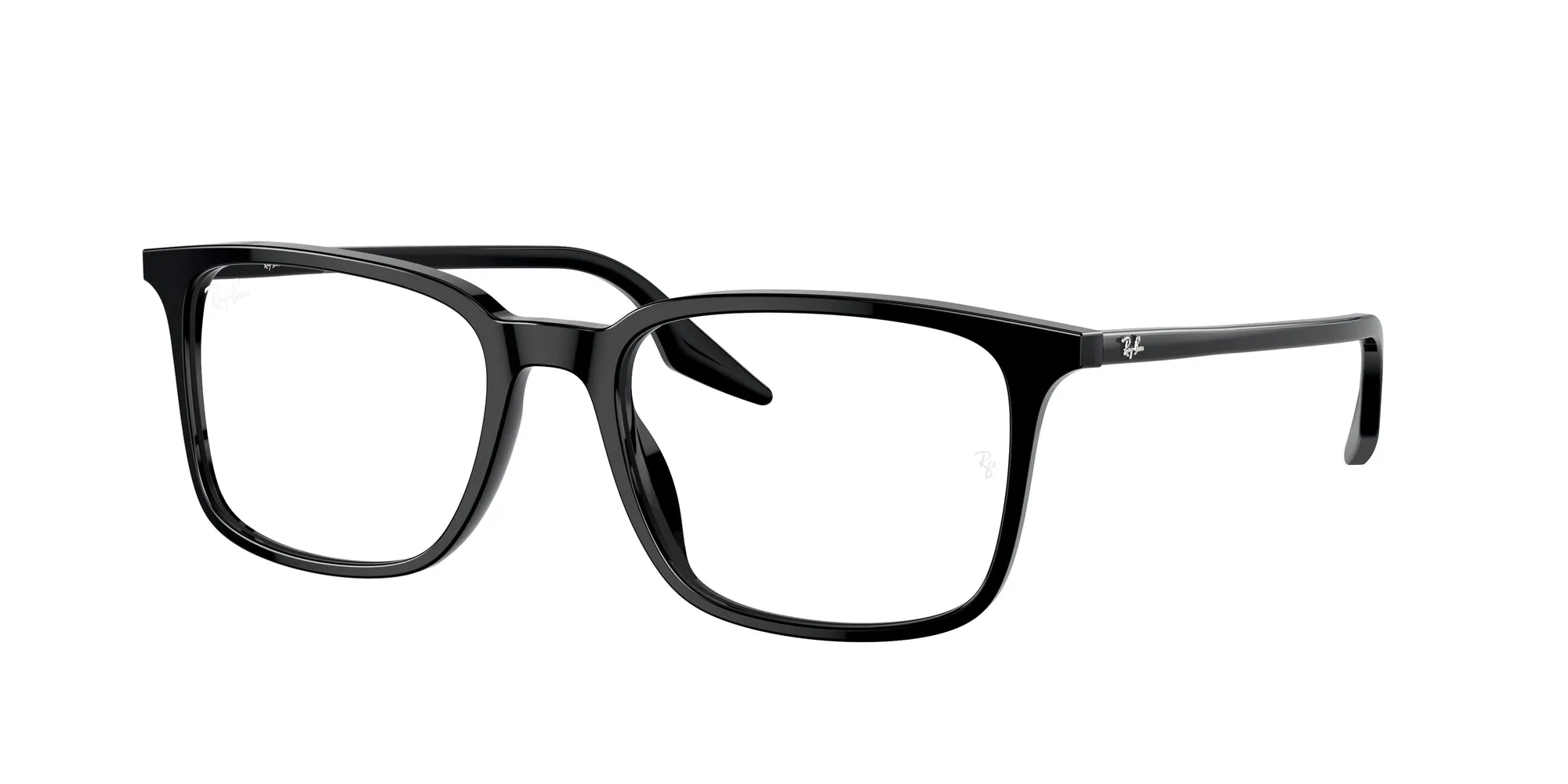Ray - Ban RX5421 2000 Montature da vista Acetato Nero Trasparente Squadrata Normale - immagine 1