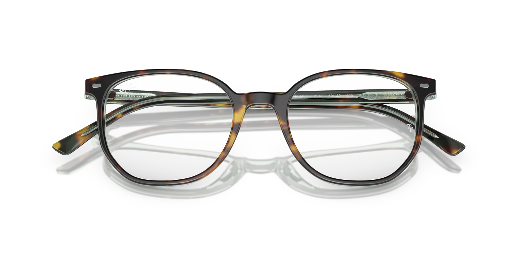 Ray - Ban RX5397 ELLIOT 8249 Montature da vista Acetato Marrone Geometrica Normale - immagine 2